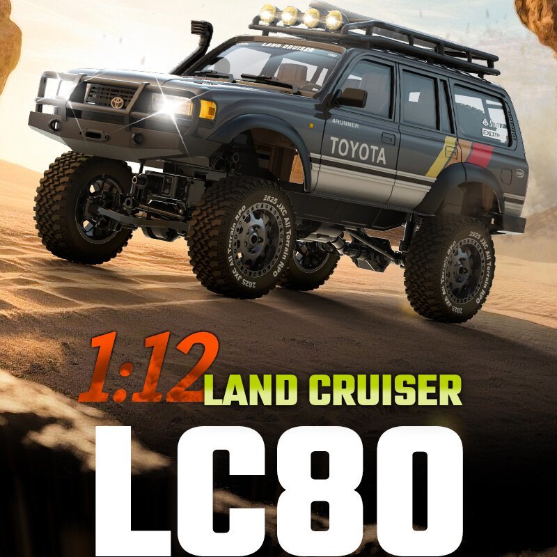 Rc Hobby Grade Car - รถยนต์ Toyota LC80 RC Crawler ขับเคลื่อนสี่ล้อ