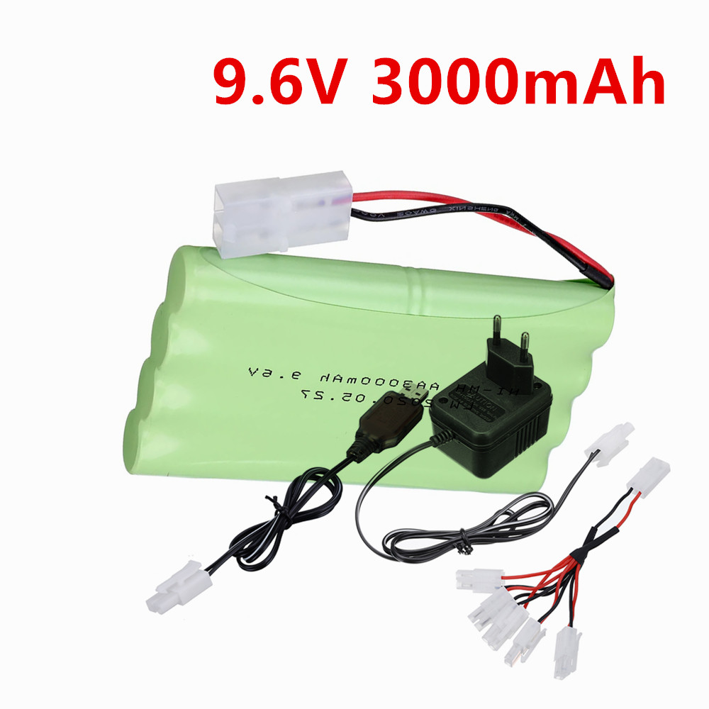Rc Hobby Charger - แบตเตอรี่ NiMH 9.6V 3000mah หรือเครื่องชาร์จ 9.6V