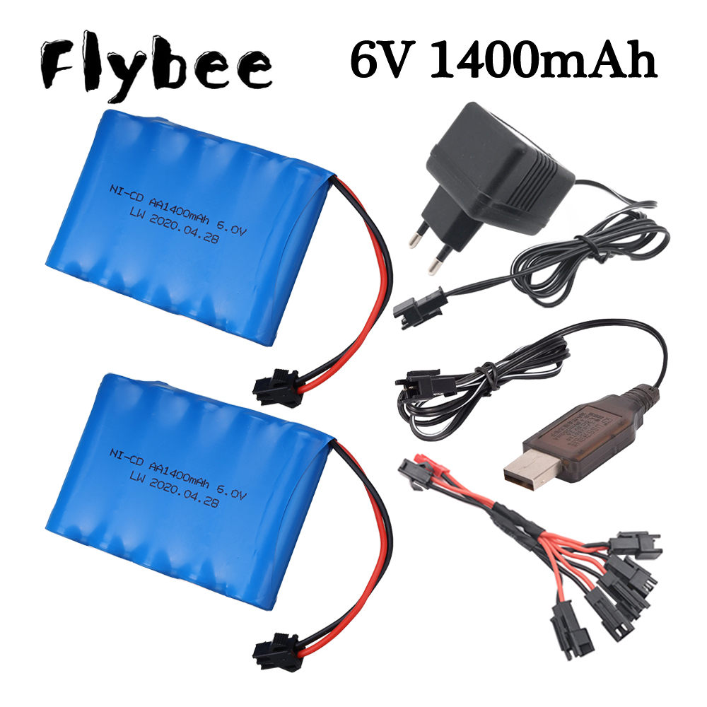 แบตเตอรี่ NiCd 6V 1400mAh สำหร - Rc Hobby Hub บทวิจารณ์และราคา