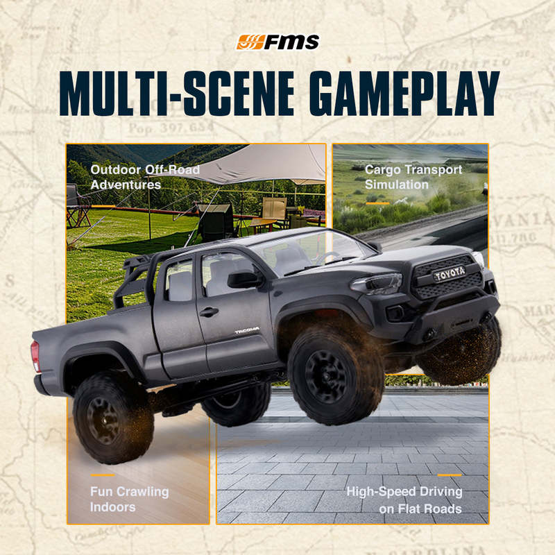 รถจำลอง FMS Tacoma ของแท้ ได้ร - Rc Hobby Grade Car บทวิจารณ์และราคา