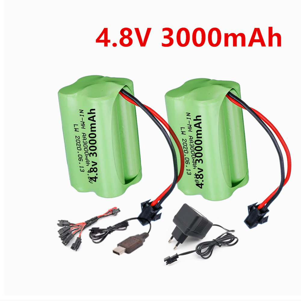 แบตเตอรี่แบบชาร์จได้ 4.8v 3000 - Rc Hobby Charger บทวิจารณ์และราคา