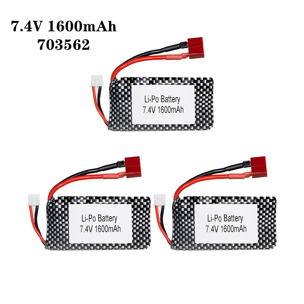 1/2/3ชิ้น/ล็อต7.4V 1600Mah 703 - Rc Hobby Hub บทวิจารณ์และราคา